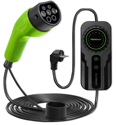 Image de Qoltec Mobile charger for EV 2in1 Type2 3.5kW SCHUKO