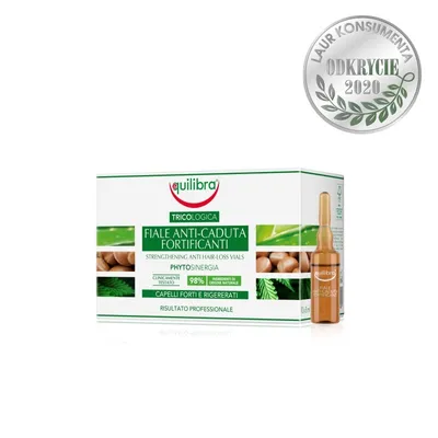 Produktbild von Equilibra, Wzmacniające ampułki przeciw wypadaniu włosów, 10 x 8 ml