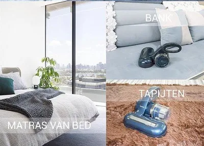 Obrázek produktu pro Bezdrátový akumulátorový vysavač s UV zářením, ideální na matrace, polštáře, pohovky a koberce