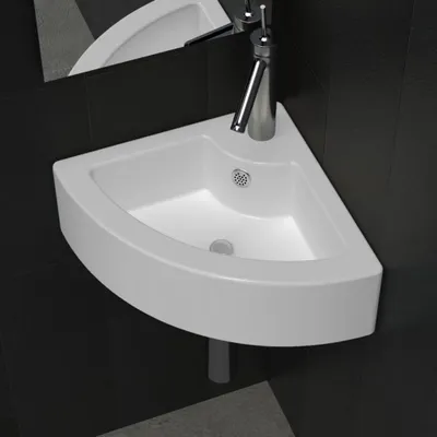 Zdjęcie produktu dla Umywalka Z Przelewem, 45 X 32 X 12,5 Cm, Biała Lumarko!