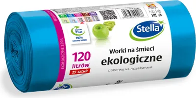 Zdjęcie produktu dla WORKI NA ŚMIECI 120 L worki na śmieci worki na śmieci worek na śmieci ekologiczny 25 szt