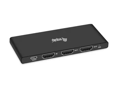 Produktbild von Equip HDMI2.0 2-Port Splitter Ultra Slim 4K/ 60Hz    schwarz