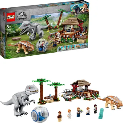 Produktbild von LEGO Jurassic World 75941 Indominus Rex kontra Ankylozaur - zestaw do budowania i zabawy