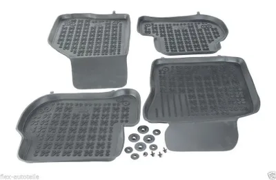Productafbeelding van REZAW PLAST rubberen vloermatset voor VW GOLF VI (5K1), voor- en achterkant