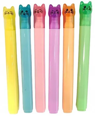 Produktbild von Kayet Lustige Neon & Pastell Textmarker Set 6 Stück
