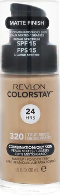 Produktbild von Revlon Colorstay Make-up Combination/Oily Skin Flüssiges Make Up für fettige und Mischhaut 320 30 ml