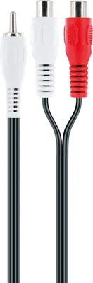 Zdjęcie produktu dla Schwaiger CIK8230533, 2 x RCA, Żeńska, RCA, Męska, 0,2 m, Czarny