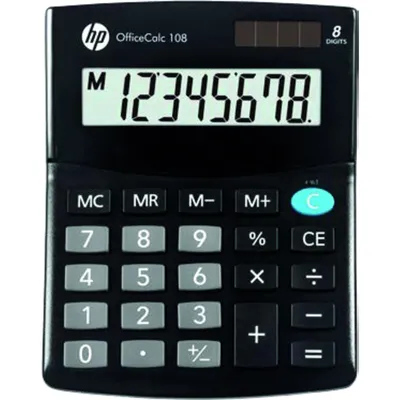 Produktbild von HP-OC 108/INT BX Bürotaschenrechner schwarz