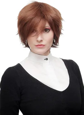Produktbild von WIG ME UP Perücke Cosplay Kurz Braun Rotbraun SA075-2T33H30/33