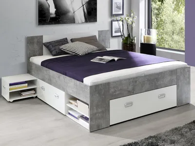 Produktbild von Bett Einzelbett Bettrahmen Kompaktbett Bettanlage Bettgestell "Belfast I"