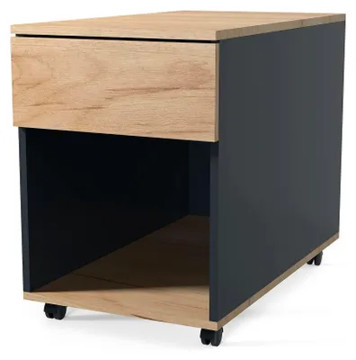 Produktbild von Rollcontainer | Beistellcontainer mit Schublade | Maße ca. H. 55 x B. 39 x T. 70 cm | Bürocontainer