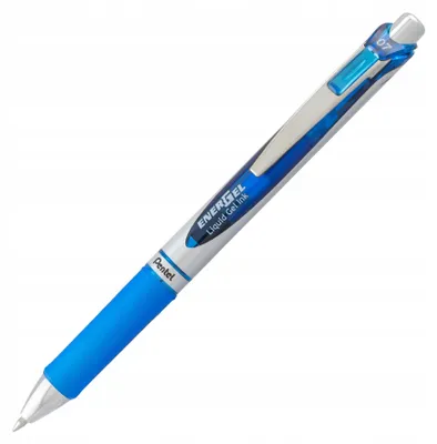 Produktbild von Pentel Gel-Kugelschreiber Blau Flüssigtinte Komfortgriff