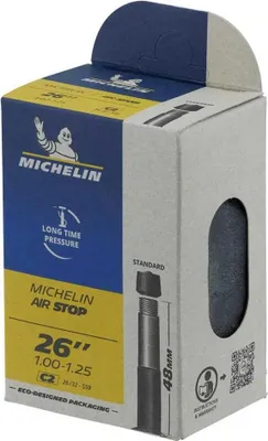 Produktbild von Michelin SCHLAUCH C2 AIRSTOP AV 26/32-559 26 - pannensicherer Fahrradschlauch...