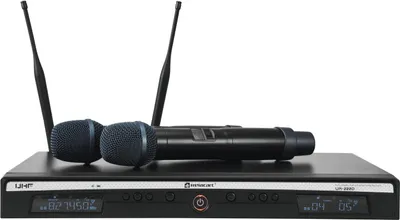 Produktbild von RELACART UR-222D 2-Kanal-UHF-System 823-832 + 863-865 MHz
