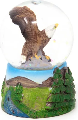 Image de Boule à neige Poly Mini - Vol de l'aigle