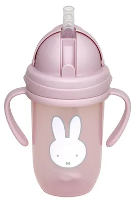 Produktbild von Koko Strohhalmbecher mit Henkeln - Miffy - 260 ml - Pink