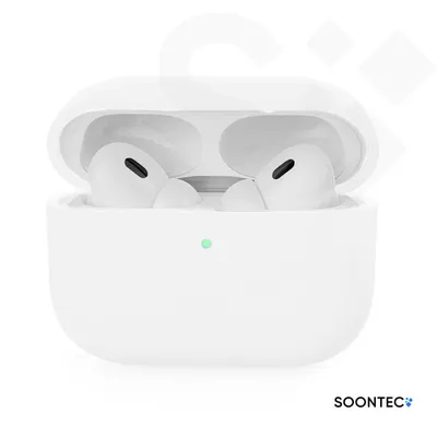 Zdjęcie produktu dla SOONTEC Etui ochronne na słuchawki białe SOONTEC Etui ochronne na słuchawki AirPods Pro 3. generacji