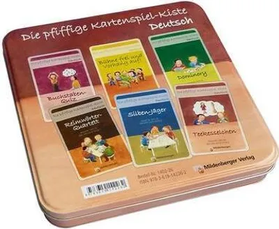 Obrázek produktu pro Chytrá karetní hra box Němčina: 6 karetních her