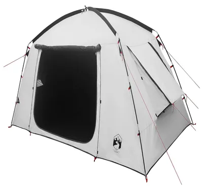 Image de Tente cabane vidaXL avec toit, blanc, occultante, 210 x 210 x 138 cm, polyester