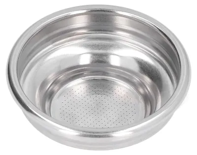 Imagen del producto de Filtro para portafiltro de una taza, de acero inoxidable, poroso, para portafiltros de 58 mm