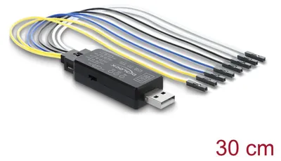 Image de Convertisseur UART USB 2.0 vers TTL 3,3/5 V avec connecteur à broches