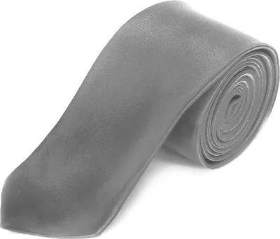 Produktbild von Oblique Unique Krawatte Schlips schmal Binder Style - hellgrau