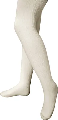 Produktbild von Kinderstrumpfhosen für Mädchen aus Baumwolle Boho Style Creme Größe 86-92