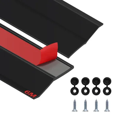Produktbild von Garagentor-Dichtung 10m - Selbstklebendes Gummi - EPDM-Material - Wasserdicht - Geräuschdämmung - Einfache Installation - Türdichtung