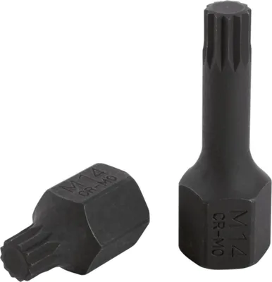Produktbild von KS TOOLS 1/2' DUODRIVE Spezial-Kraft-Bit-Stecknuss XZN, M14,43mm kurz ( 515.1161 )