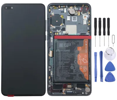 Obrázok produktu pre LCD displej + rámik pre Huawei P40, servisný balík 02353MFA, čierny / Black,