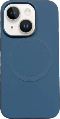 Produktbild von König Design Hülle kompatibel mit Apple iPhone 15 Plus Kunststoff Soft Handyhülle - Handy Case Dunkelblau