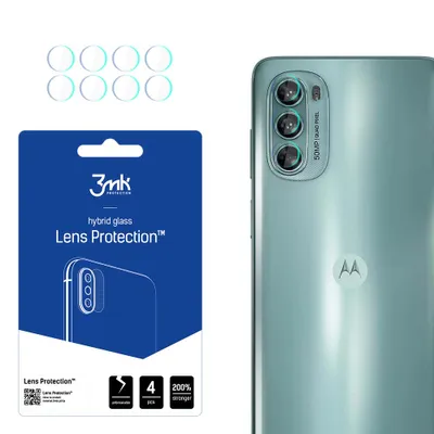 Produktbild von 3mk Hybridglas Lens Protection für Motorola Moto G62 5G Kamera Objektiv Kameralinse 0,16mm 6H (4 Stück)