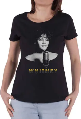 Produktbild von Whitney Houston - T-Shirt für Damen RO7952 (S) (Schwarz)