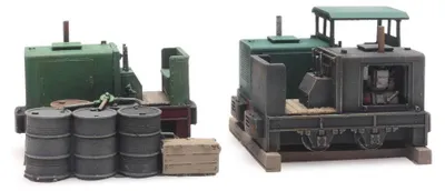 Immagine prodotto di Artitec 487.801.59 - 1/87 Carico: tre locomotive da ferrovia secondaria - Nuovo
