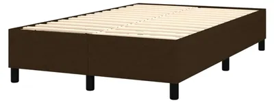 Produktbild von Boxspringbett mit Matratze Dunkelbraun 120x200 cm Stoff Federbett