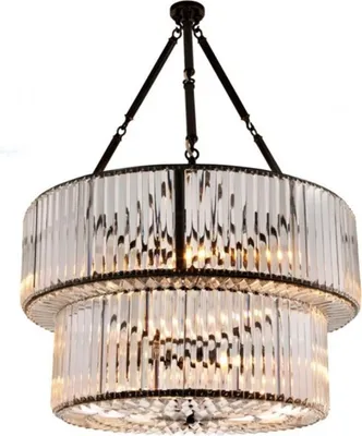 Produktbild von Casa Padrino Luxus Hängeleuchte - Luxus Kristallglas Restaurant Hotel Lampe Leuchte