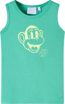 Produktbild von Kinder-Tanktop "Affe" Gr. 116 Grün
