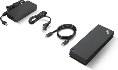 Obrázok produktu pre Lenovo ThinkPad Universal Thunderbolt 4, Kábel, Thunderbolt 4, 3,5 mm, Čierna, cULus, FCC, ICES, NOM, Jednosmerný prúd