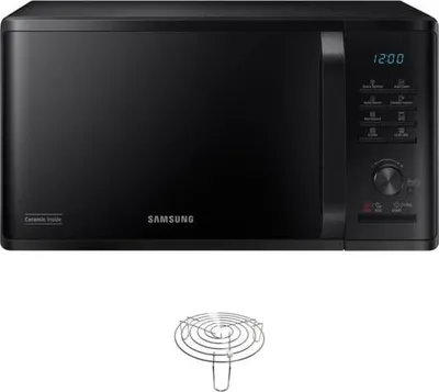 Produktbild von Samsung MG23K3515AK, Arbeitsplatte, Grill-Mikrowelle, 23 l, 800 W, Eingebautes Display, LED