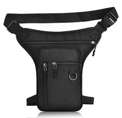 Produktbild von Beintasche Motorrad wasserdicht Herren Damen Schwarz mit verstellbaren Gurten