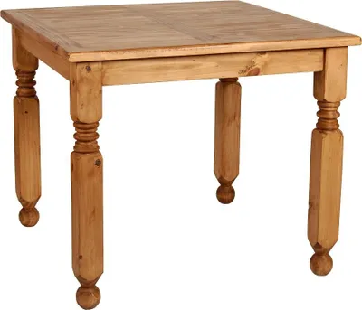 Produktbild von MiaMöbel Esstisch Mexico Möbel 90x90 cm Landhausstil Massivholz Pinie Honig