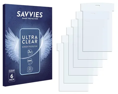 Produktbild von 6x Für Nokia X3-00 Schutzfolie Savvies Displayschutz Display Schutz Folie Klar Transparent