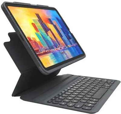 Produktbild von ZAGG Pro Keys, Nordisch, Apple, iPad Air (4th gen), Schwarz, 27,7 cm (10.9"), Kabellos