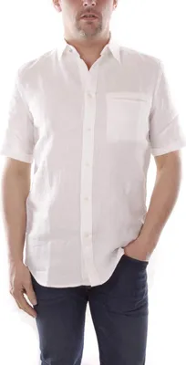 Produktbild von Diesel R-Ekimo CAMICIA Herren Leinen Hemd Weiß