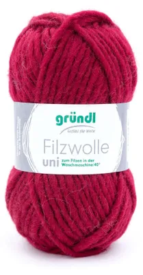 Produktbild von Gründl Filzwolle uni,Waschfilzen,100%Schurwolle,50g/50m,NS 8-9 10