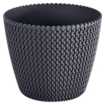 Produktbild von Prosperplast Round Splofy 11.5l 29.5x24.9 Cm Blumentopf Grau Grau One Size