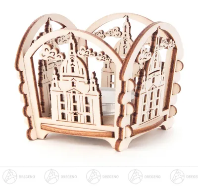 Produktbild von Teelichthalter Dresdner Frauenkirche BxHxT = 7x6x7cm NEU