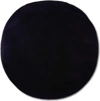 Immagine prodotto di Fodera per cuscino decorativo senza imbottitura, nera, Ø 40 cm – Fodera per cuscino Ellen in poliestere, con cerniera, lavabile, per soggiorno e camera da letto
