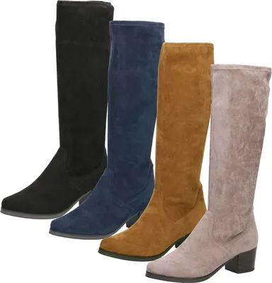 Produktbild von Caprice Damen Stiefel Langschaft Stretch Blockabsatz 9-25506-27, Größe:40.5 EU, Farbe:Beige