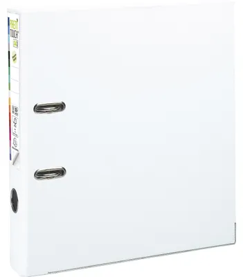 Image de Exacompta 10x Classeur à levier Prem'Touch PP Dos 50mm A4 maxi. Blanc 53148E
